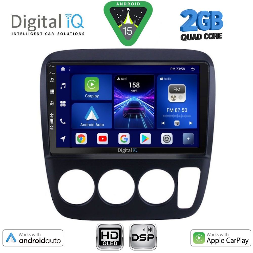 BXC3196_AC_15 DIGITAL IQ BXC 3196_CPAA A/C (9inc) MULTIMEDIA TABLET for HONDA CRV mod. 1996-2006 - Image 1