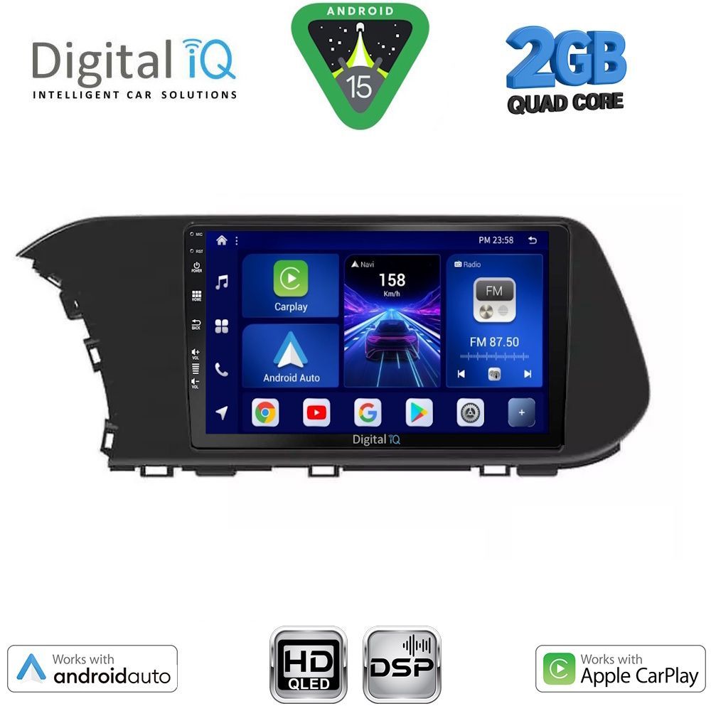 BXC3220_15 DIGITAL IQ BXC 3220_CPAA (10inc) MULTIMEDIA TABLET for HYUNDAI i20 - BAYON mod. 2021-2026 - Image 1