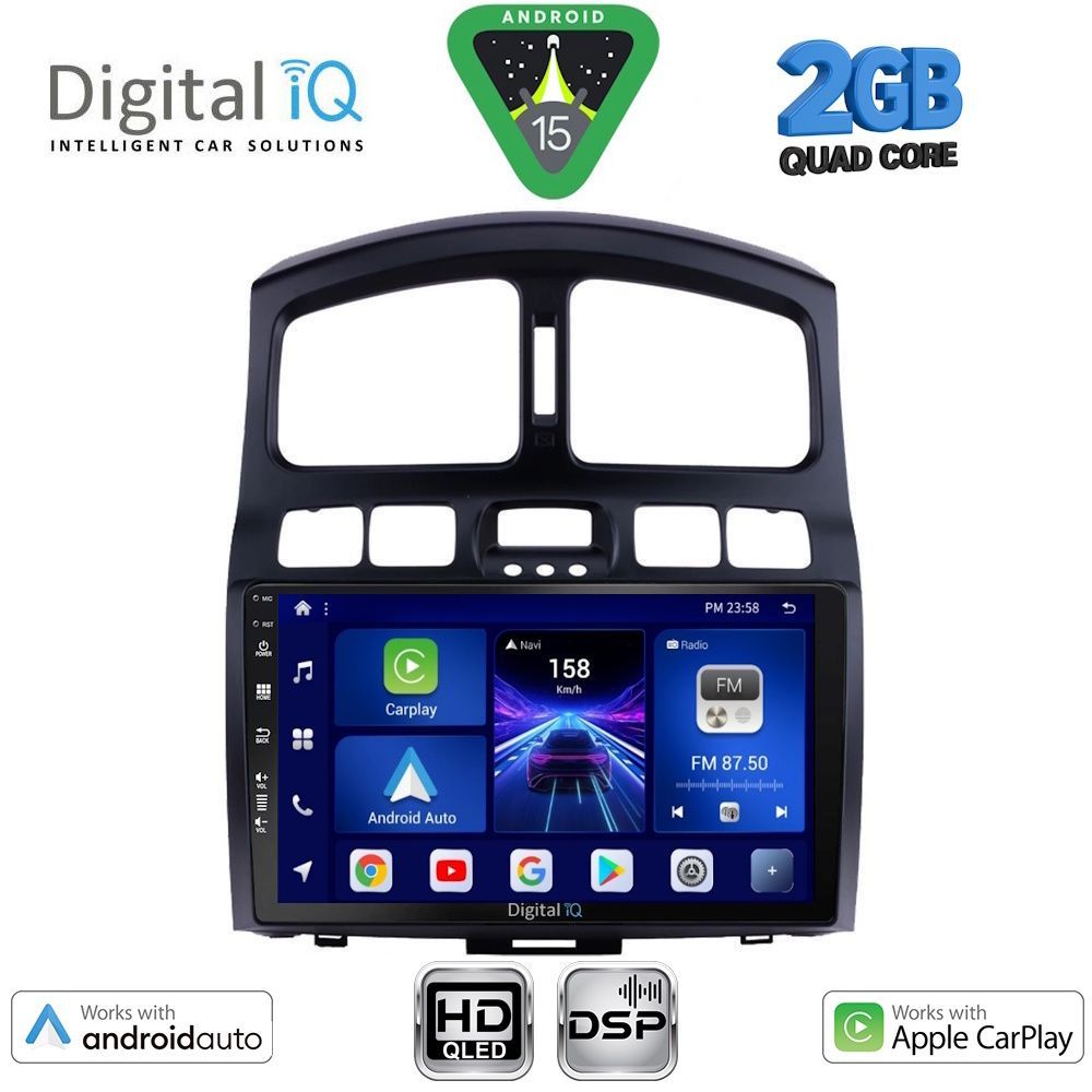 BXC3236_15 DIGITAL IQ BXC 3236_CPAA (9inc) MULTIMEDIA TABLET for HYUNDAI SANTA FE mod. 2003-2006 - Image 1
