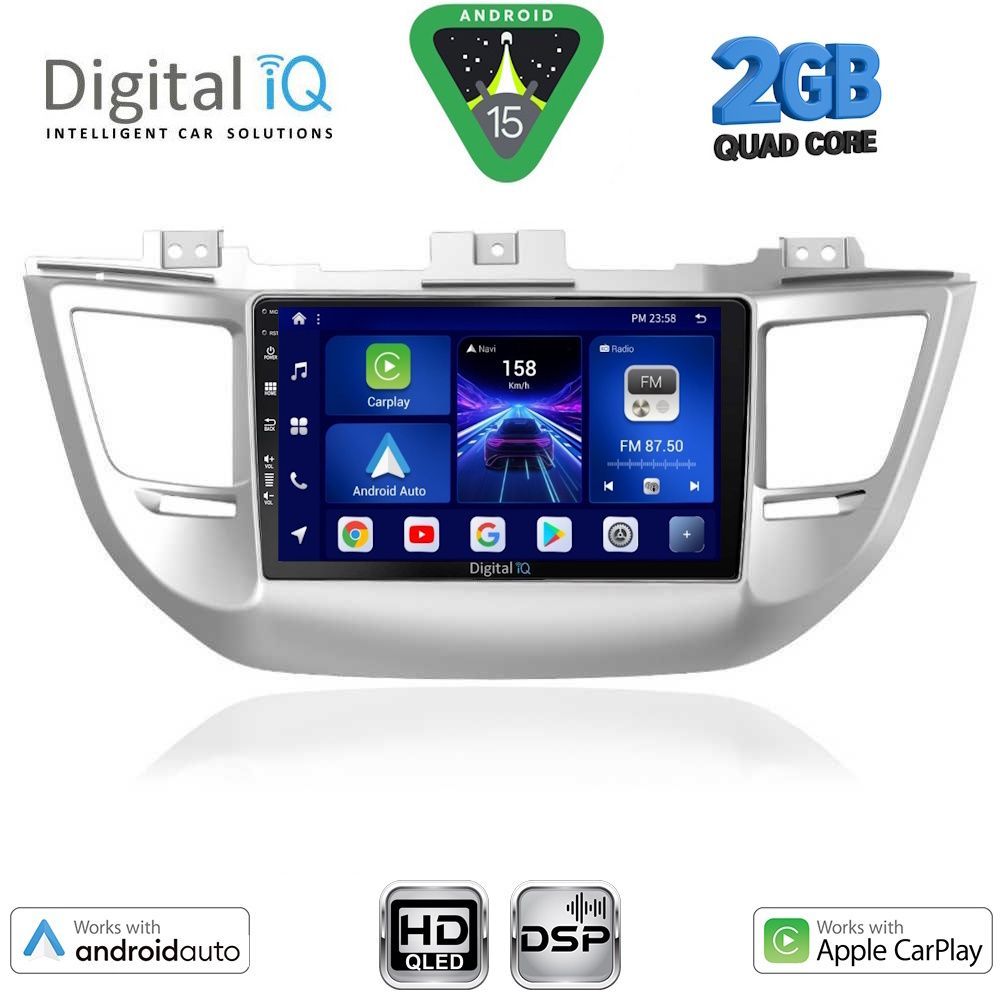 BXC3243_15 DIGITAL IQ BXC 3243_CPAA (9inc) MULTIMEDIA TABLET for HYUNDAI TUCSON mod. 2015-2019 - Image 1