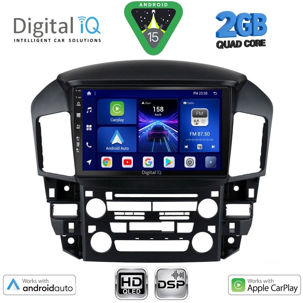 BXC3344_15 DIGITAL IQ BXC 3344_CPAA (9inc) MULTIMEDIA TABLET for LEXUS RX 300 mod. 1998-2003 - Image 1