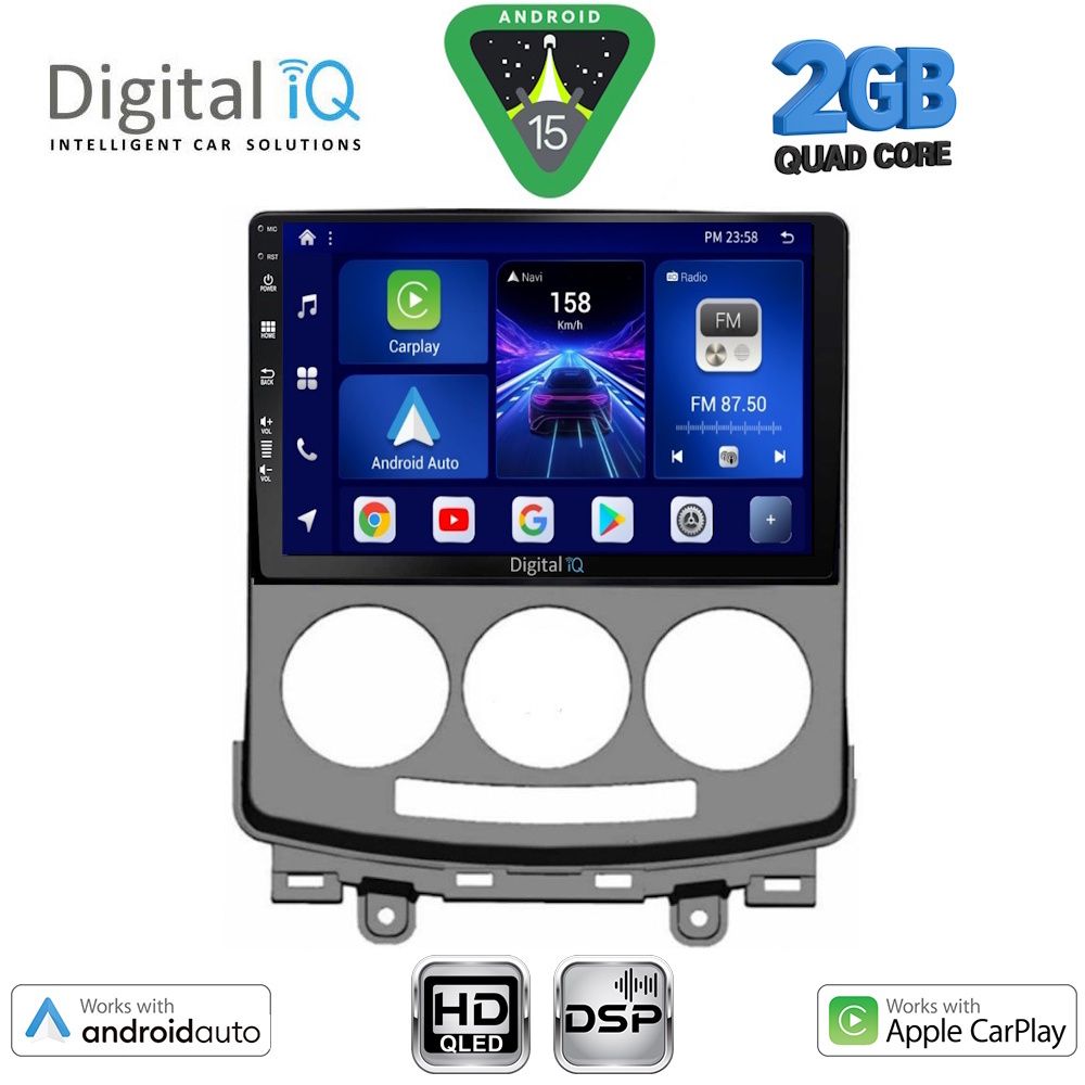 BXC3370_15 DIGITAL IQ BXC 3370_CPAA (9inc) MULTIMEDIA TABLET for MAZDA 5 mod. 2004-2010 - Image 1