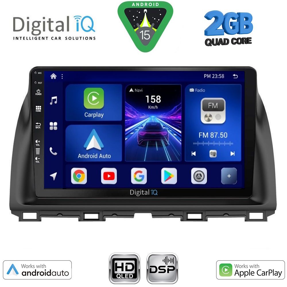 BXC3380_15 DIGITAL IQ BXC 3380_CPAA (10inc) MULTIMEDIA TABLET for MAZDA CX5 mod. 2013-2017 - Image 1