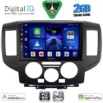 DIGITAL IQ BXC 3458BL_CPAA (9inc) MULTIMEDIA TABLET for NISSAN NV 200 mod. 2009-2020 (BLACK)