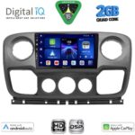 DIGITAL IQ BXC 3463_CPAA (10inc) MULTIMEDIA TABLET for NISSAN NV400 - OPEL MOVANO - RENAULT MASTER mod. 2010-2020