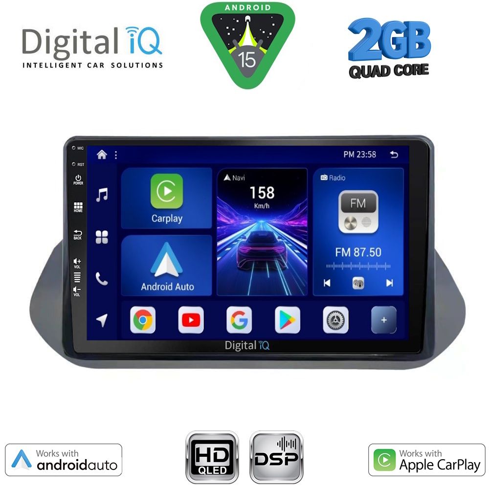 BXC3469_15 DIGITAL IQ BXC 3469_CPAA (10inc) MULTIMEDIA TABLET for NISSAN QASHQAI – XTRAIL mod. 2021-2024 - Image 1