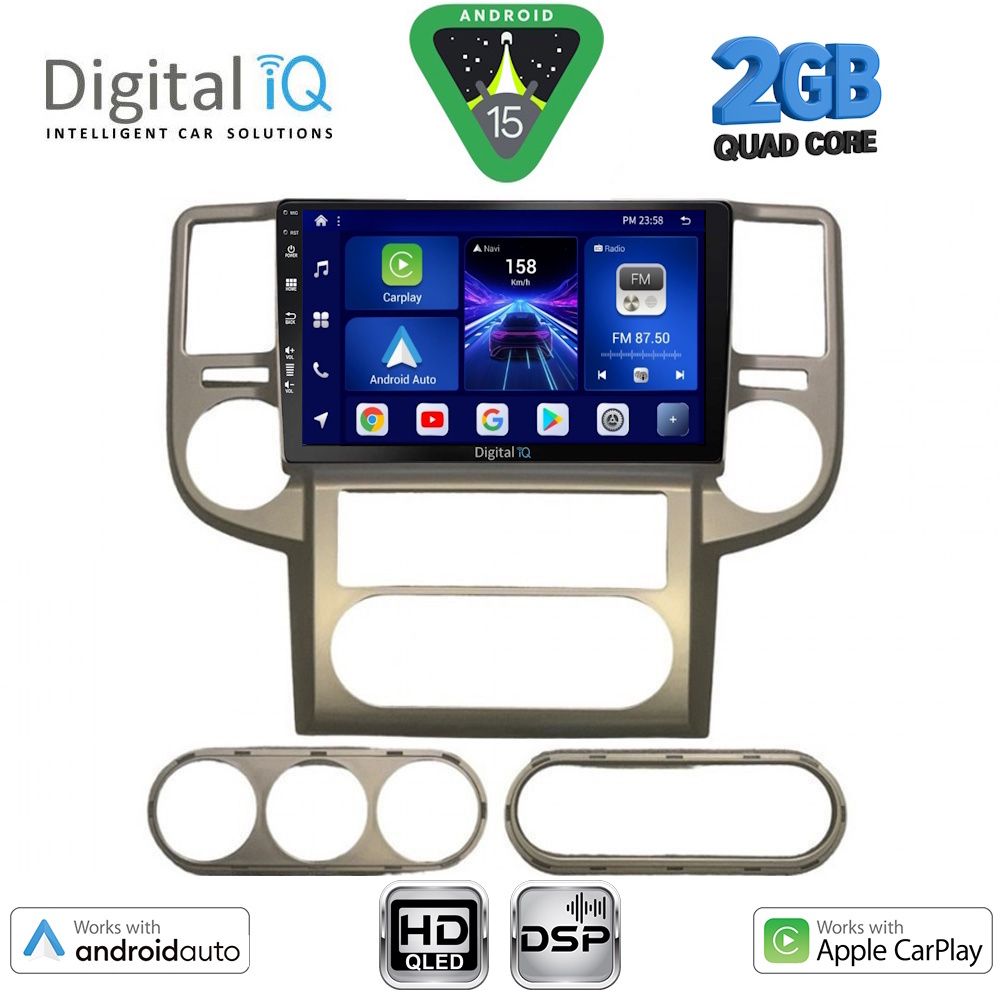 BXC3475_15 DIGITAL IQ BXC 3475B_CPAA (10inc) MULTIMEDIA TABLET for NISSAN XTRAIL mod. 2004-2007 - Image 1