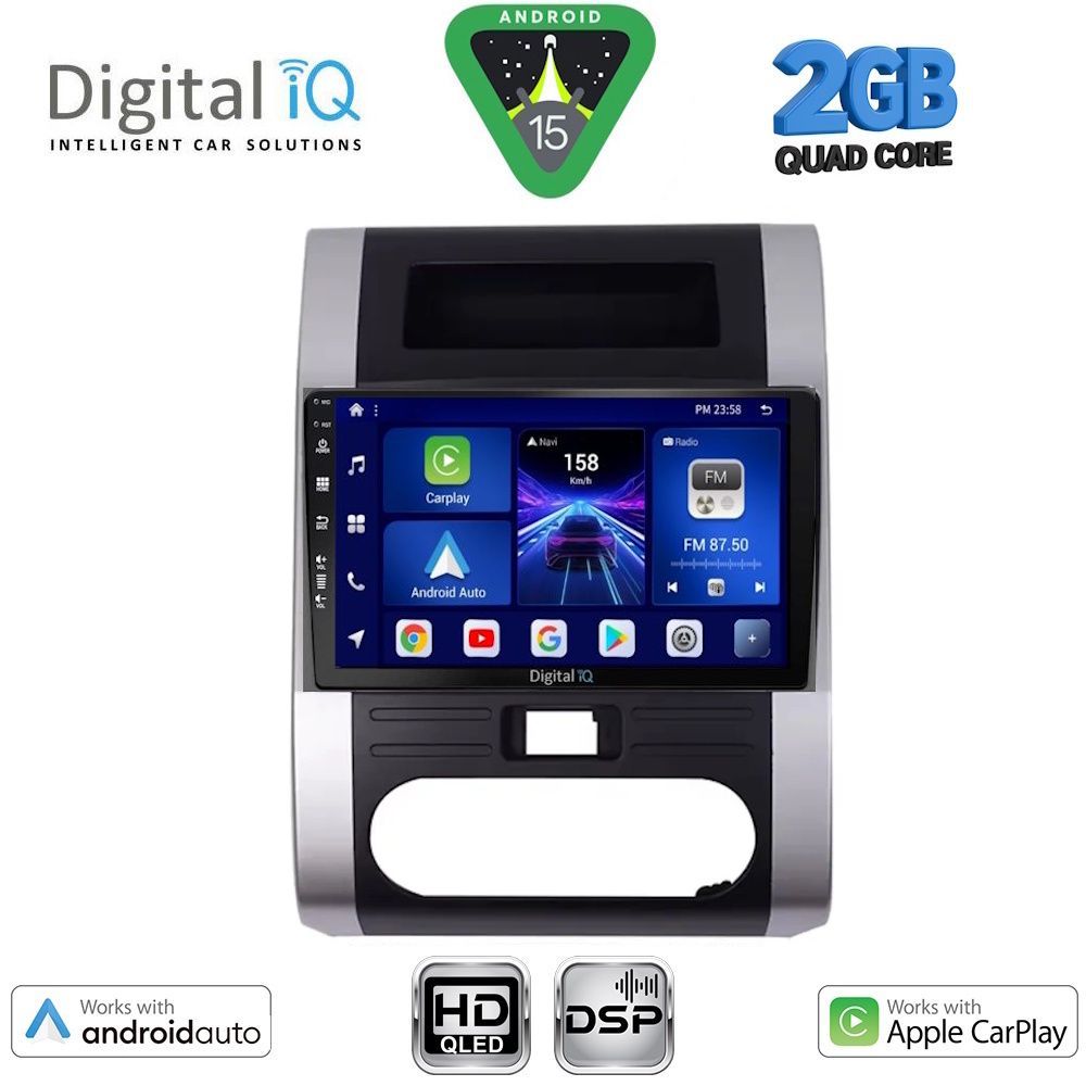 BXC3477_15 DIGITAL IQ BXC 3477_CPAA (10inc) MULTIMEDIA TABLET for NISSAN XTRAIL mod. 2007-2013 - Image 1
