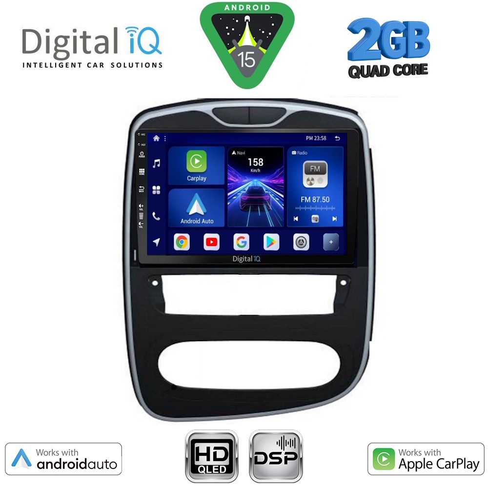 BXC3545_15 DIGITAL IQ BXC 3545_CPAA (10inc) MULTIMEDIA TABLET for RENAULT CLIO mod. 2016-2019 - Image 1