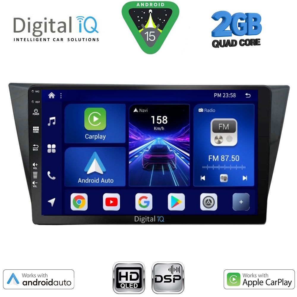BXC3761_15 DIGITAL IQ BXC 3761_CPAA (10inc) MULTIMEDIA TABLET for VW TIGUAN mod. 2016-2024 - Image 1