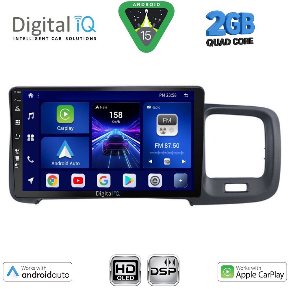 BXC3785_15 DIGITAL IQ BXC 3785_CPAA (9inc) MULTIMEDIA TABLET for VOLVO S60 mod. 2010-2018 - Image 1