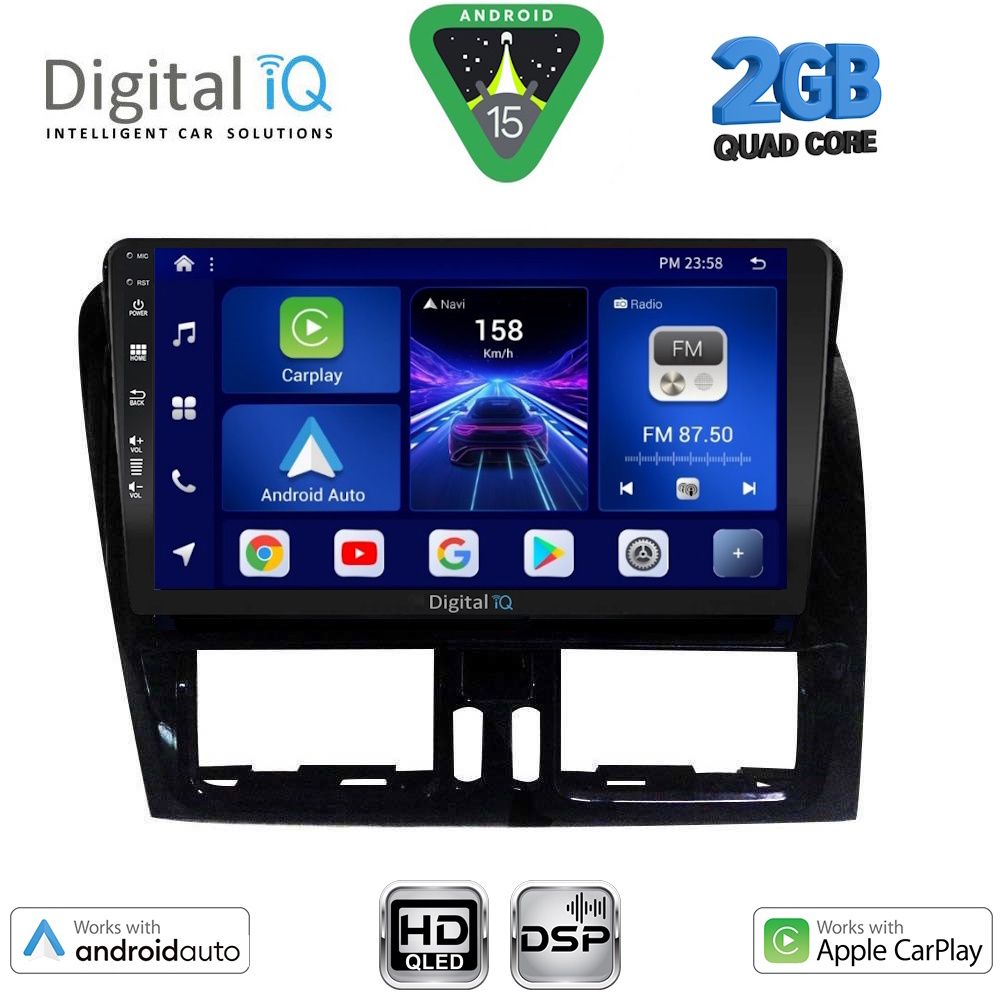 BXC3787_15 DIGITAL IQ BXC 3787_CPAA (9inc) MULTIMEDIA TABLET for VOLVO XC60 mod. 2009-2017 - Image 1