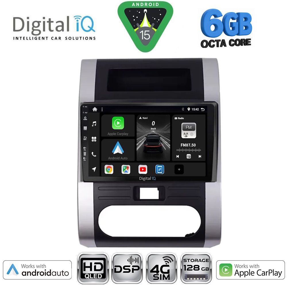 BXF17477-15 DIGITAL IQ BXF 17477_CPAA (10inc) MULTIMEDIA TABLET for NISSAN XTRAIL mod. 2007-2013 - Image 1