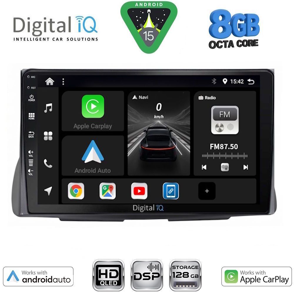 BXF18090_15 DIGITAL IQ BXF 18090_CPAA (9inc) MULTIMEDIA TABLET for CITROEN C2 mod. 2003-2009 - Image 1