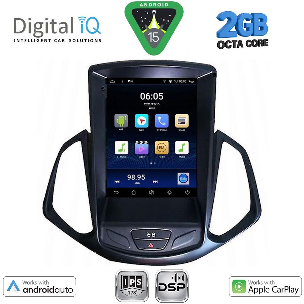BXF5966_15 DIGITAL IQ BXF 5966_CPAA TESLA STYLE for FORD ECOSPORT mod. 2012-2018 - Image 1