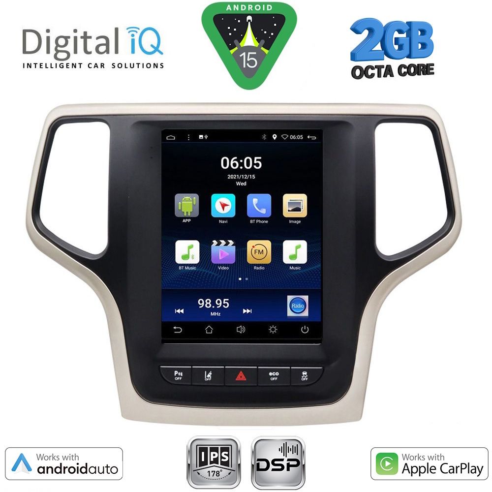 BXF5983_15 DIGITAL IQ BXF 5983_CPAA TESLA STYLE for JEEP GRAND CHEROKEE mod. 2014-2019 - Image 1