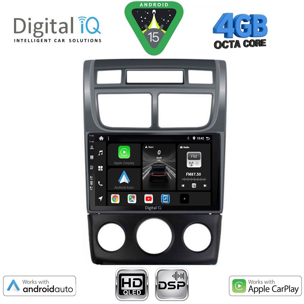 BXF6324AC_15 DIGITAL IQ BXF 16324BL_CPAA (A/C+CLIMA) (9inc) MULTIMEDIA TABLET for KIA SPORTAGE mod. 2004-2010 - Image 1