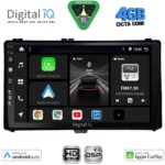 DIGITAL IQ BXF 16703A_CPAA (9inc) MULTIMEDIA TABLET for TOYOTA AURIS mod. 2015-2021 – AYGO X mod. 2022-2026 – COROLLA mod. 2017-2019