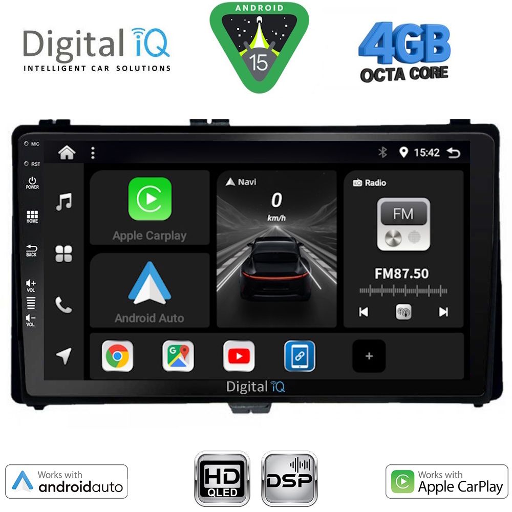 BXF6703_15 DIGITAL IQ BXF 16703A_CPAA (9inc) MULTIMEDIA TABLET for TOYOTA AURIS mod. 2015-2021 – AYGO X mod. 2022-2026 – COROLLA mod. 2017-2019 - Image 1