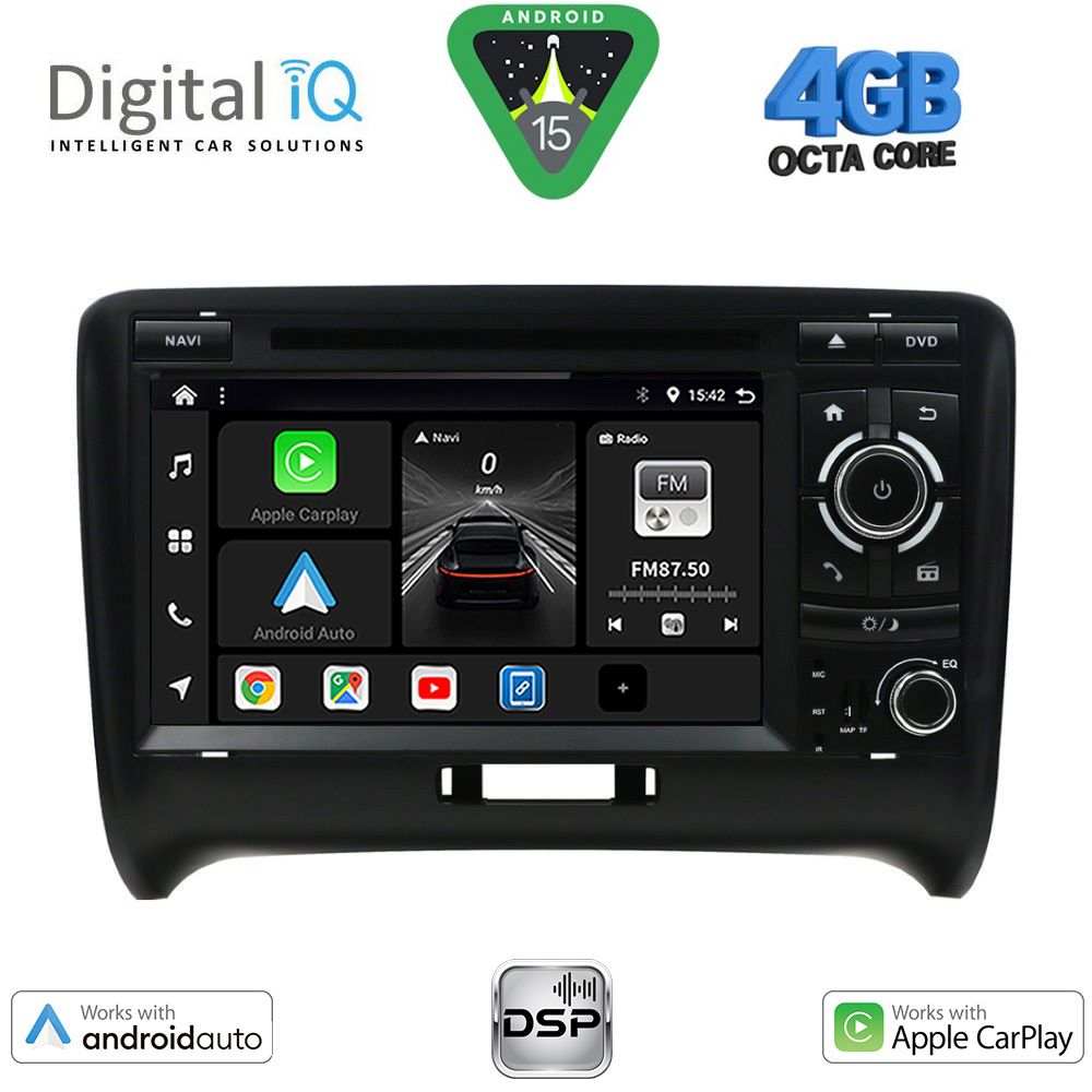 BXF678_15 DIGITAL IQ BXF 678_CPAA (7" DVD) MULTIMEDIA SYSTEM for AUDI ΤΤ mod. 2007-2015 - Image 1
