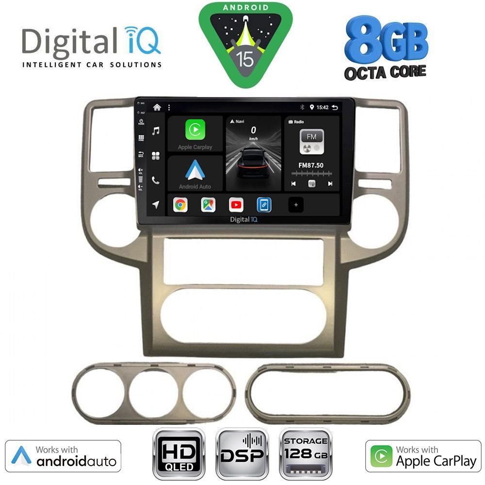 BXF7475_15 DIGITAL IQ BXF 18475B_CPAA (10inc) MULTIMEDIA TABLET for NISSAN XTRAIL mod. 2004-2007 - Image 1