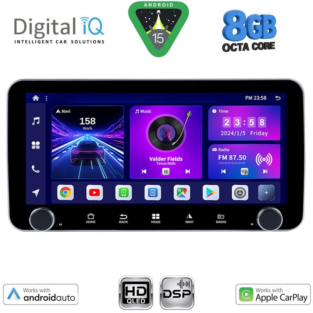 BXF7955_15 DIGITAL IQ BXF 7955_CPAA (10.33'' DIN) MULTIMEDIA TABLET 1DIN with 4G SIM - Image 1