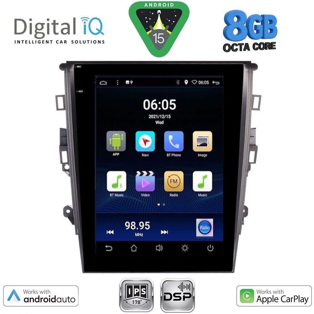 BXF7959_15 DIGITAL IQ BXF 7959_CPAA TESLA STYLE for FORD MONDEO mod. 2014-2023 - Image 1