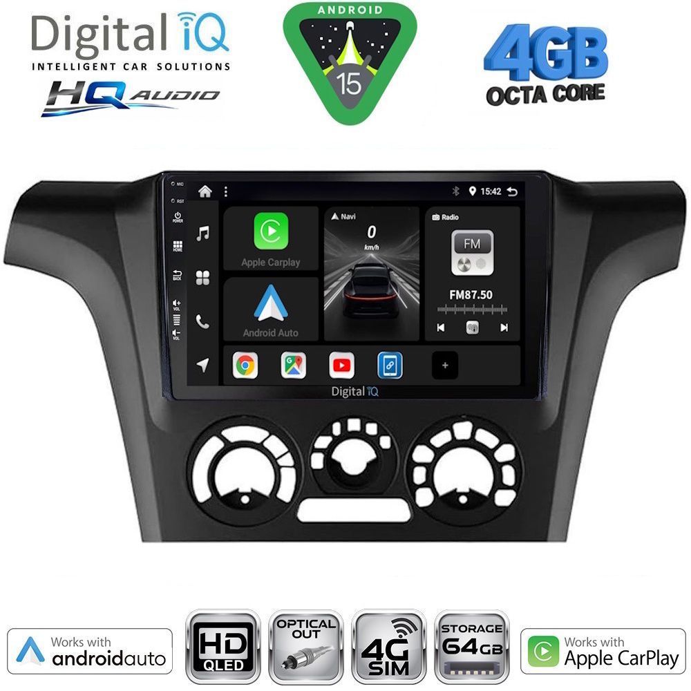 BXK19003AC-15 DIGITAL IQ BXK 19441AC_CPAA (9inc) MULTIMEDIA TABLET for MITSUBISHI OUTLANDER mod. 2001-2005 with A/C - Image 1