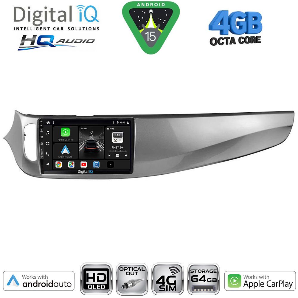 BXK19026B_15 DIGITAL IQ BXK 19026B_CPAA (9inc) MULTIMEDIA TABLET for ALFA ROMEO GIULIETTA mod 2014-2020 - Image 1