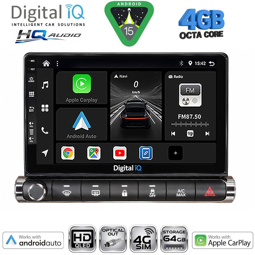 BXK19089H_15 DIGITAL IQ BXK 19089H_CPAA (9inc) MULTIMEDIA TABLET for CITROEN C4 CACTUS mod. 2014-2021 High Version - Image 1