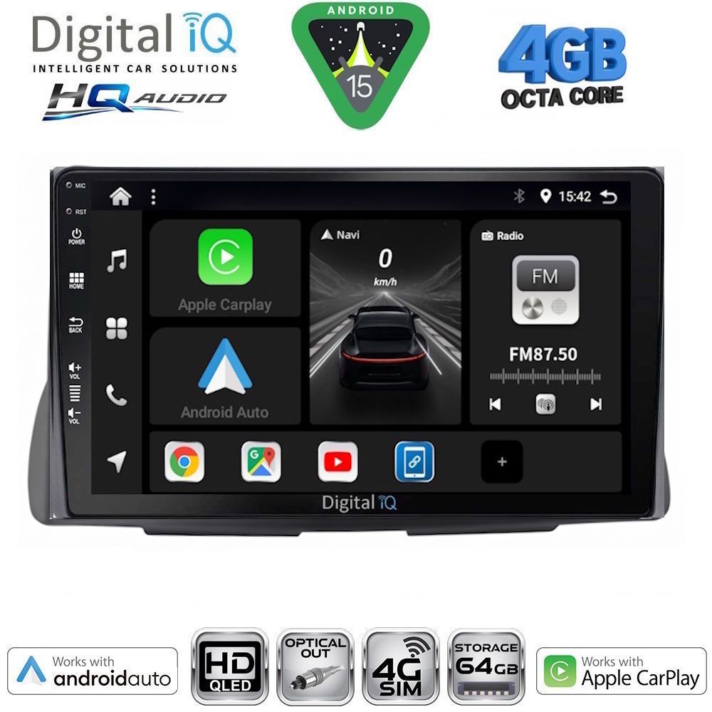 BXK19090-15 DIGITAL IQ BXK 19090_CPAA (9inc) MULTIMEDIA TABLET for CITROEN C2 mod. 2003-2009 - Image 1