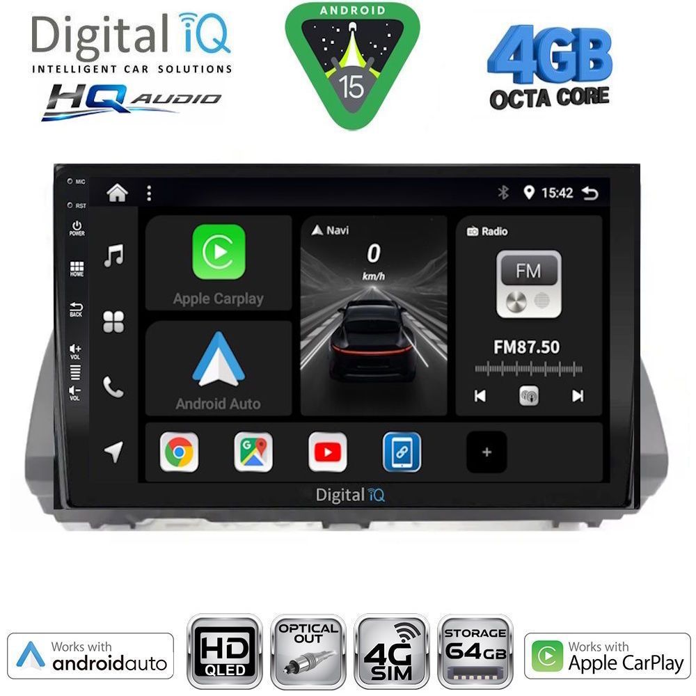 BXK19109B_15 DIGITAL IQ BXK 19109B_CPAA (10inc) MULTIMEDIA TABLET for DACIA LOGAN - SANDERO - JOGGER mod. 2020-2026 - Image 1