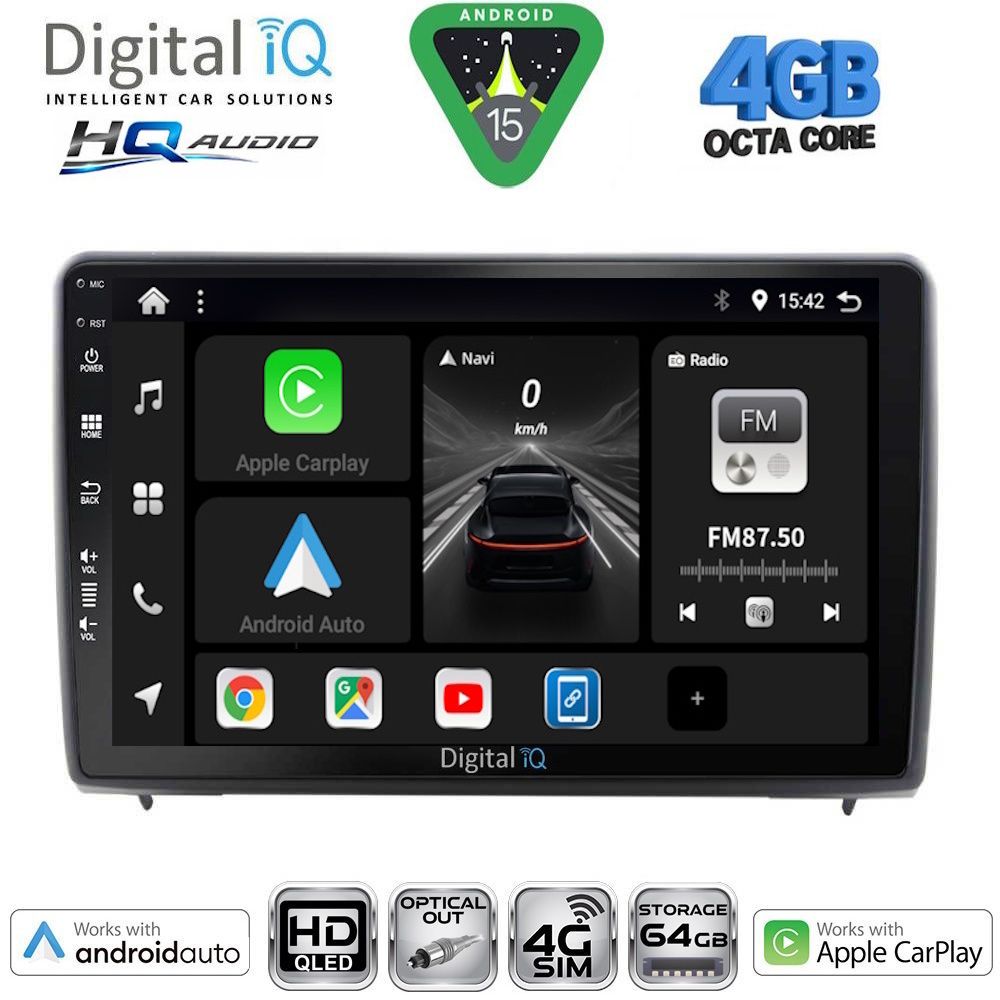 BXK19151-15 DIGITAL IQ BXK 19151B_CPAA (10inc) MULTIMEDIA TABLET for FORD ECOSPORT mod. 2018-2023 - Image 1