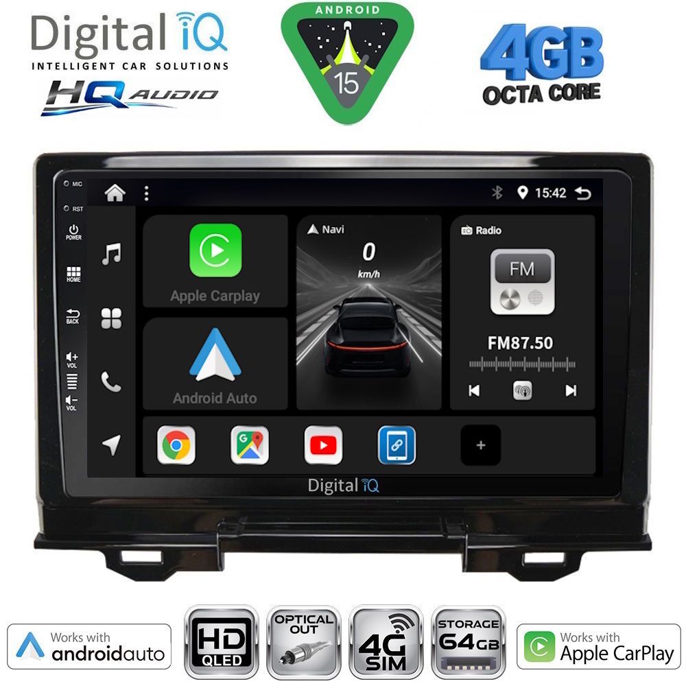 BXK19202-15 DIGITAL IQ BXK 19202A_CPAA (9inc) MULTIMEDIA TABLET for HONDA HRV mod. 202A1-202A6 - Image 1