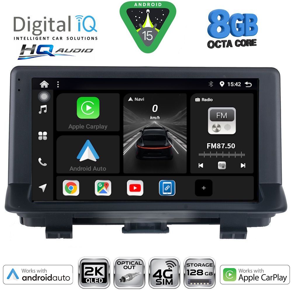 BXK20013_15_ DIGITAL IQ BXK 20012_CPAA (9inc) MULTIMEDIA TABLET for AUDI Q3 mod. 2012-2018 (High Version) - Image 1