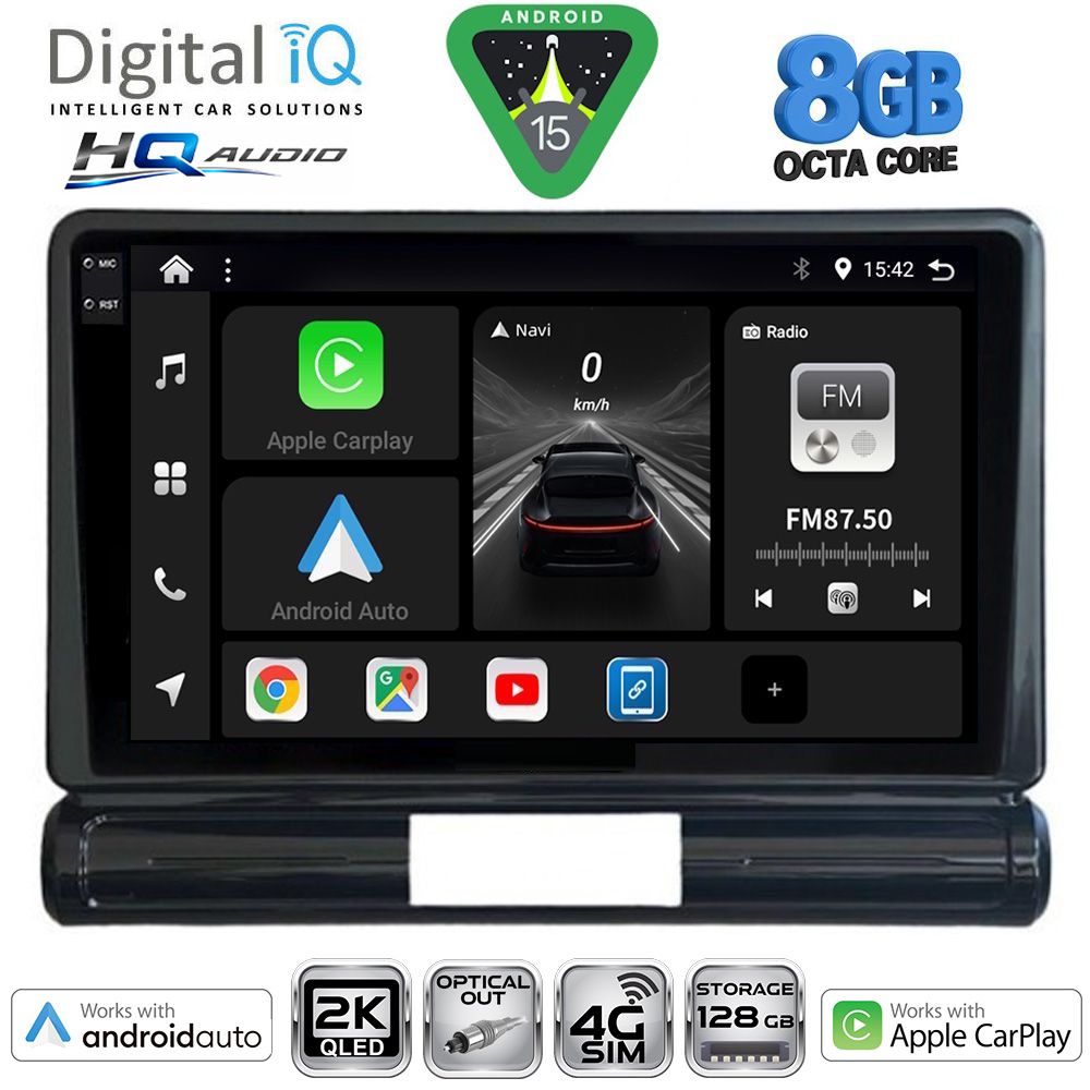 BXK20093L_15_ DIGITAL IQ BXK 20093L_CPAA (9inc) MULTIMEDIA TABLET for CITROEN C3 - DS3 mod. 2016-2024 Low Version - Image 1