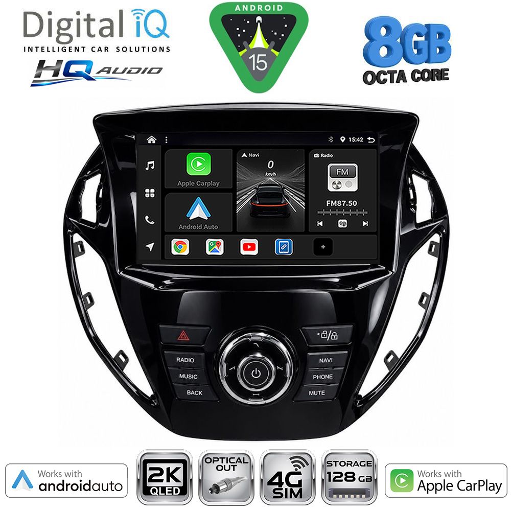 BXK20150n_15 DIGITAL IQ BXK 20150_CPAA (9inc) MULTIMEDIA TABLET for FORD B-MAX mod. 2012-2017 - Image 1