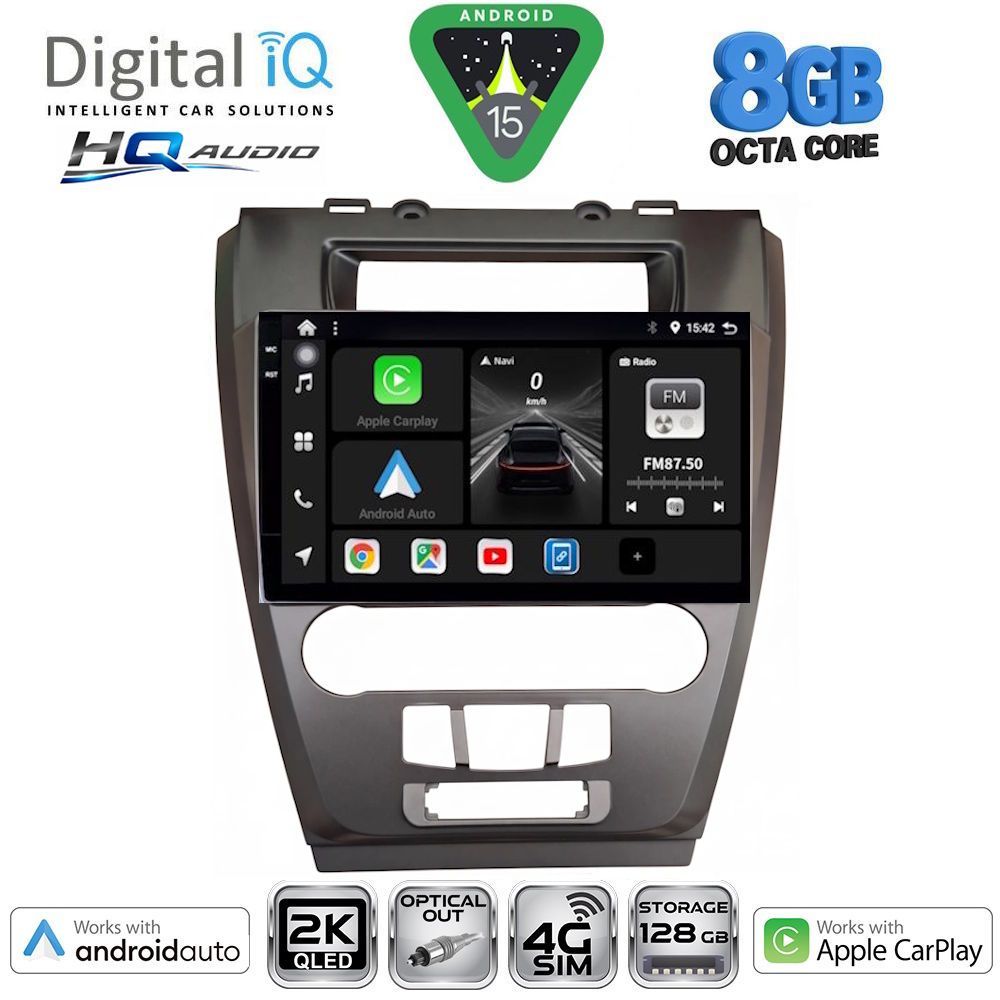 BXK20159CH_15 DIGITAL IQ BXK 20159CH_CPAA (10inc) MULTIMEDIA TABLET for FORD FUSION mod. 2012-2017 - Image 1
