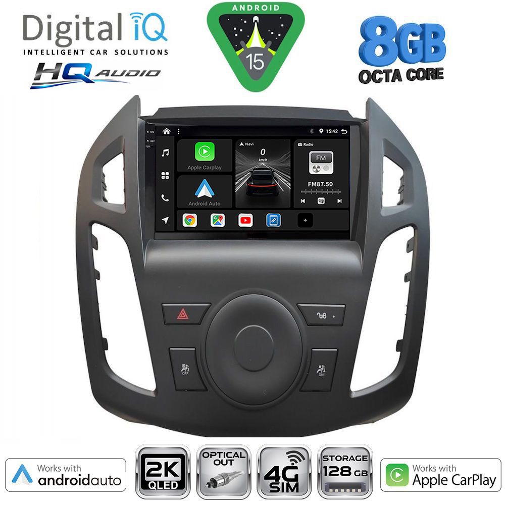 BXK20176n_15 DIGITAL IQ BXK 20176_CPAA (9inc) MULTIMEDIA TABLET for FORD TRANSIT CONNECT mod. 2013-2018 - Image 1