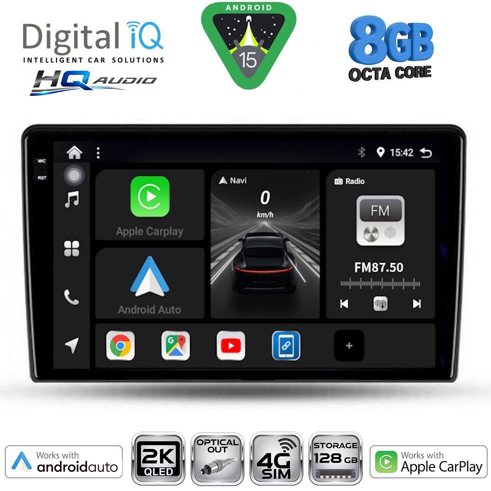 BXK20300_15 DIGITAL IQ BXK 20300_CPAA (9inc) MULTIMEDIA TABLET for KIA CEED mod. 2006-2009 - Image 1