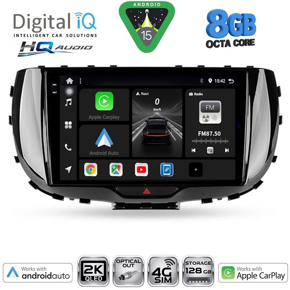 BXK20322_15 DIGITAL IQ BXK 20322_CPAA (9inc) MULTIMEDIA TABLET for KIA SOUL mod. 2019+ - Image 1