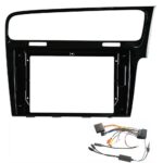 DIQ FRAME CR0747BL RHD (10inc for VW GOLF 7 mod. 2013-2021 Righthand - Black)