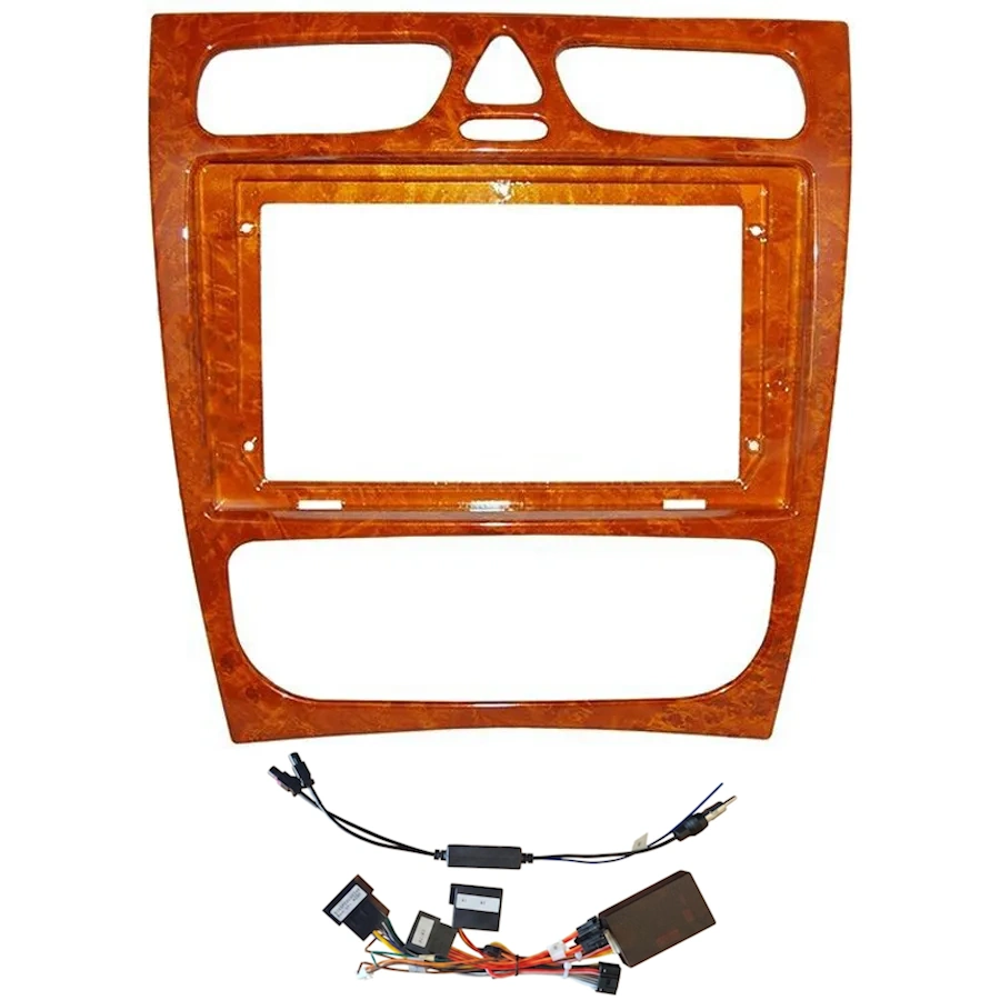 CR402WT DIQ CR402WT (FRAME 9" WOOD TEAK for MERCEDES C CLASS (W203) mod. 1999-2004) - Image 1