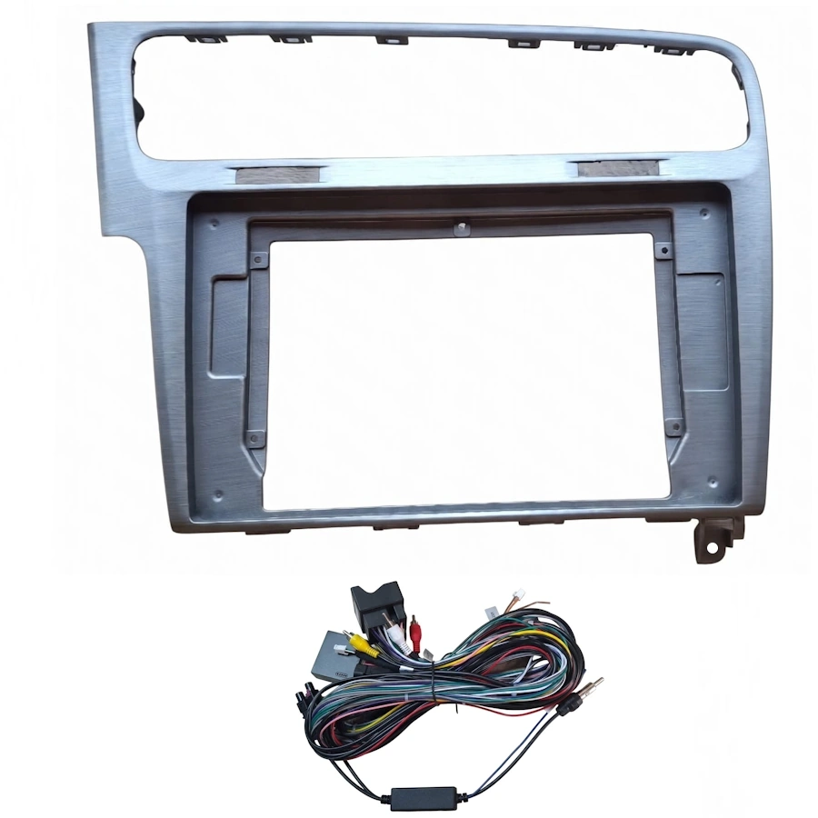 CR747GRL DIQ CR747GRL (FRAME 10" for VW GOLF 7 mod. 2013-2021 - GREY LINES - Image 1