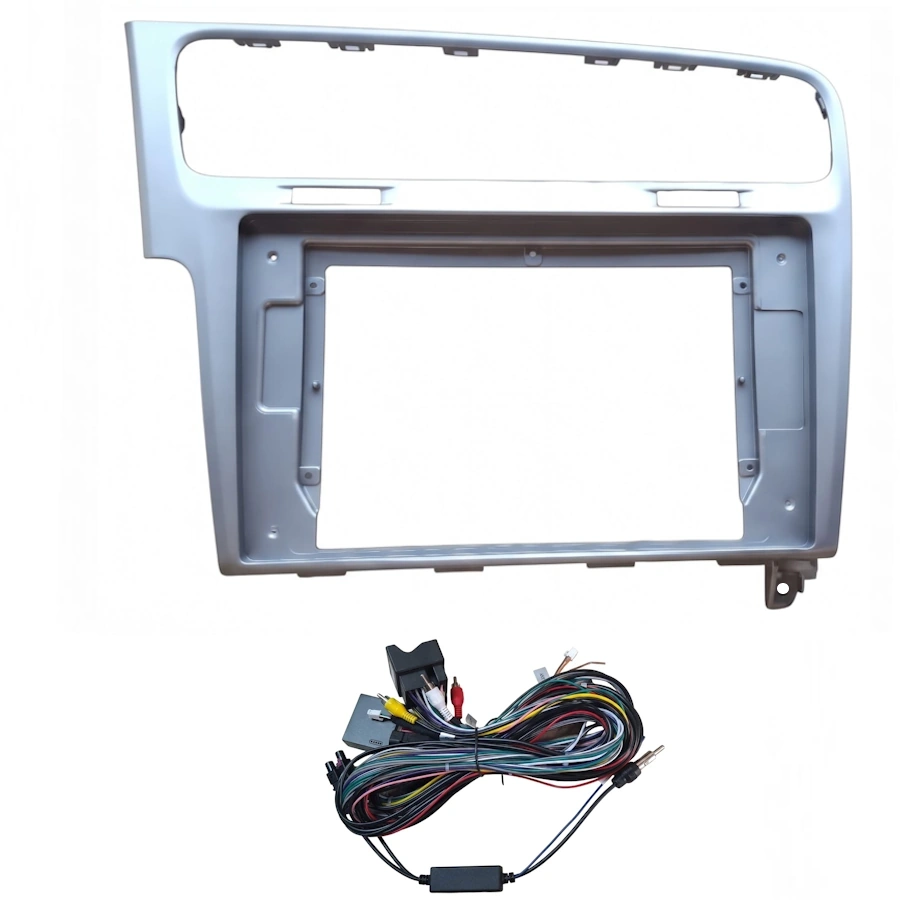 CR747GRS DIQ CR747GR (FRAME 10" for VW GOLF 7 mod. 2013-2021 - GRAY - Image 1