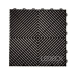 DIGITAL IQ PLASTIC FLOOR TILES (BLACK)