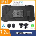 DIGITAL IQ PNA 7200_CPA (7.25inc) MOTORCYCLE CARPLAY-ANDROID AUTO (with TPMS - 2 DVR CAMERAS) - Image 2