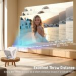 TOPLEO TP350 NTV PORTABLE 1080P LED 650 ANSI SMART PROJECTOR - Image 2