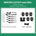 DIQ AMBIENT 8176 GLB C - ΒΕΝΖ GLB (X247) (Digital iQ Ambient Light for Mercedes GLB (X247) mod. 2020> with 29 Lights)