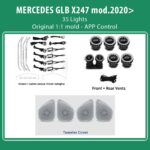 DIQ AMBIENT 8176 GLB E - BENZ GLB (X247) (Digital iQ Ambient Light for Mercedes GLB mod. 2020> with 35 Lights)